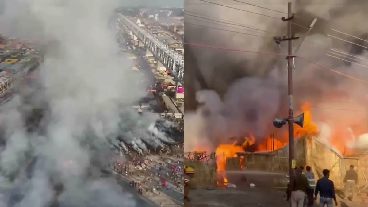 Incendio en el festival hindú Kumbh Mela